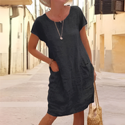 Analiza - Elegantes Sommerkleid für Damen – Schwarz