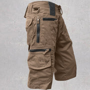 Arnaldo | Herren-Cargoshorts mit praktischen Reißverschlusstaschen – Braun