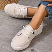 Elowise - Gepolsterte Schnürer – Beige