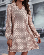 Aria - Damenkleid mit Kragen – Rosa