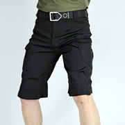 Outdoor Mehrfachtaschen IX7 Wasserdichte Herren-Cargo-Hose – Schwarz