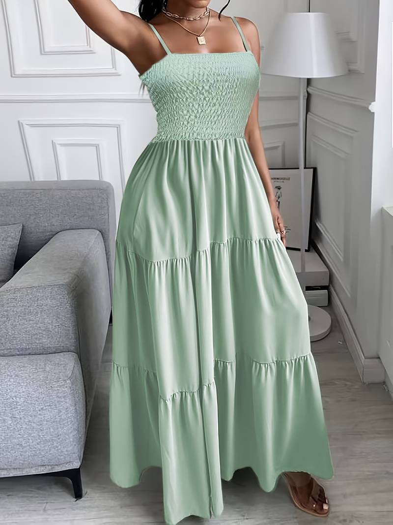 Maddelyn – lässiges cami kleid mit geradem ausschnitt