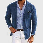 Caeric - Taillierte Jacke – Blau
