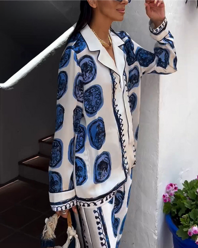 Zweiteiler-Set | Auffälliger Print | Elegant & Komfortabel