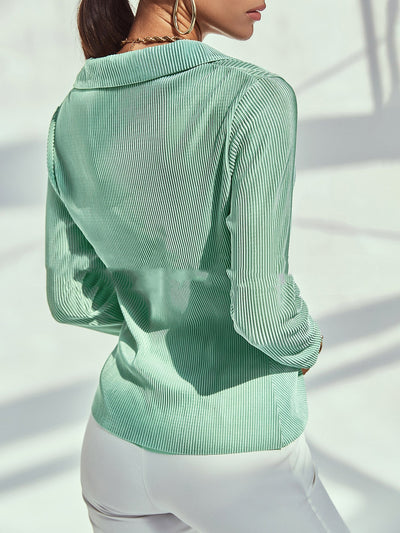 Vortexa | Bluse mit gedrehter Front