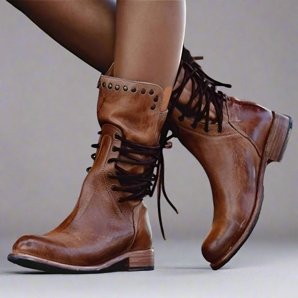 Odalinde | Premium Lederstiefel für ultimativen Komfort