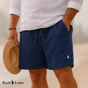 Klassische Sommershorts – Marineblau