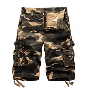 Sommerfeld | Outdoor Tarnmuster Cargo Shorts (1 kaufen, 1 GRATIS dazu) – Camo-Khaki