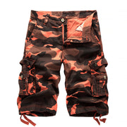 Sommerfeld | Herren Camouflage-Cargoshorts (1 kaufen, 1 GRATIS dazu) – Camo-rot