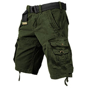 Herren Cargo-Shorts mit mehreren Taschen – Jetzt 2 Stück kaufen und heute kostenlosen Versand erhalten! – Armeegrün