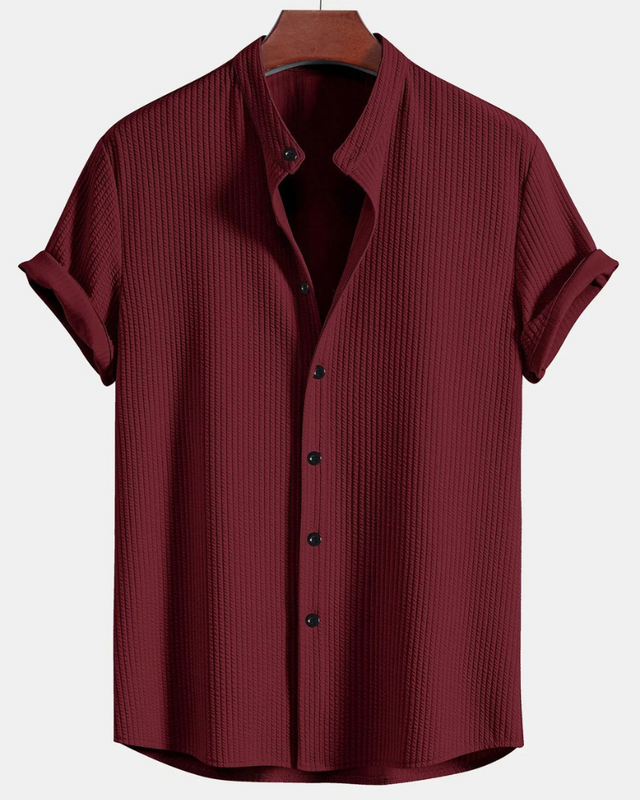 Herren Stilvolles Polo Shirt | Eleganter Stehkragen