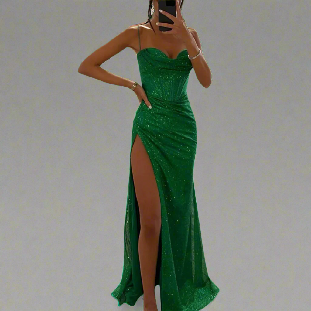 Jorinde | Glamour Kleid aus premium Stoff