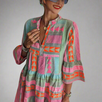 Nortrun | Elegantes Midikleid aus hochwertigem Stoff