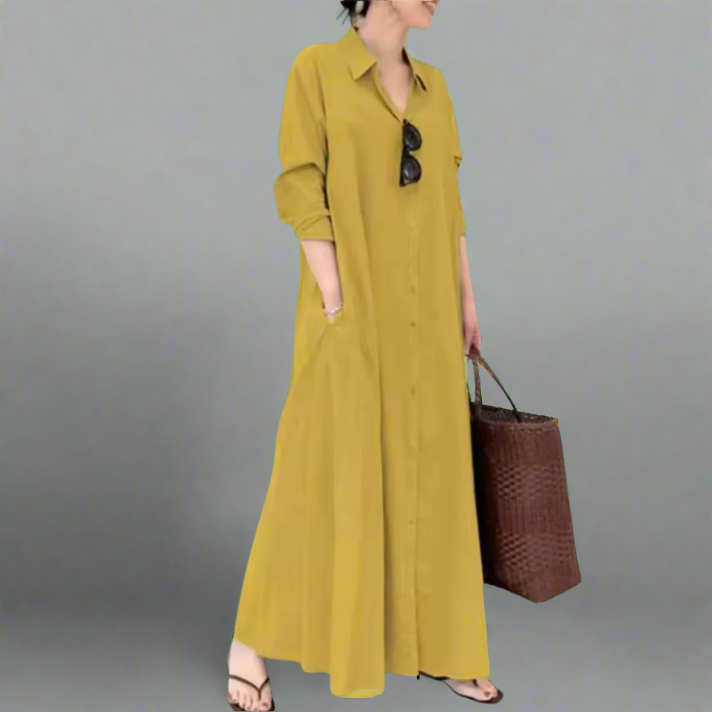 Vrenilda | Lockeres Premium-Hemdkleid für jeden Tag