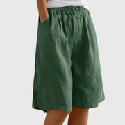 Sommerfeld | Luftige Shorts mit elastischem Bund (1 kaufen, 1 GRATIS dazu) – Grün