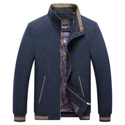 Herren Langarmjacke mit Taschen – Blau