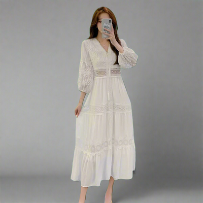 Trixi | Luftiges Maxikleid aus Bio-Baumwolle