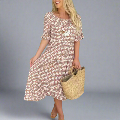 Friederike | Elegantes Maxikleid für eine traumhafte Figur