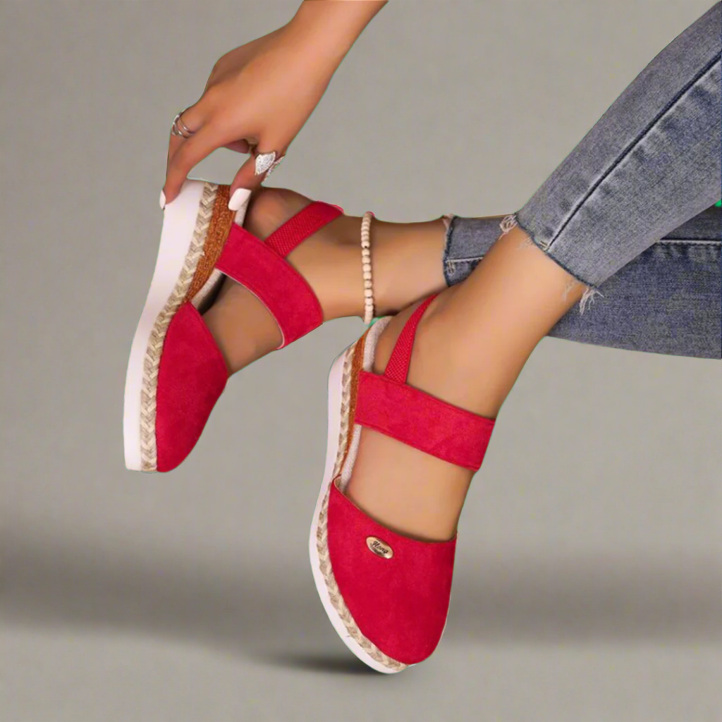 Gerneliese | Elegante Orthopädische Plateau-Sandalen