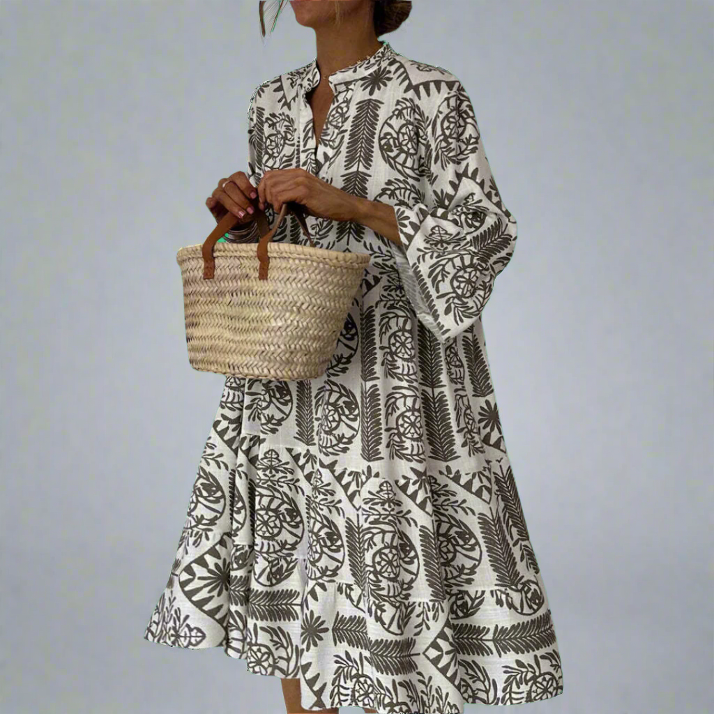 Brelindis | Modisches Druckkleid für jede Gelegenheit