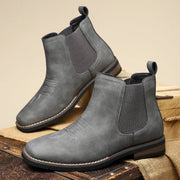 Noah | Orthopädische Chelsea Herrenstiefel Mit Komfortabler Slip-On-Passform – Grau