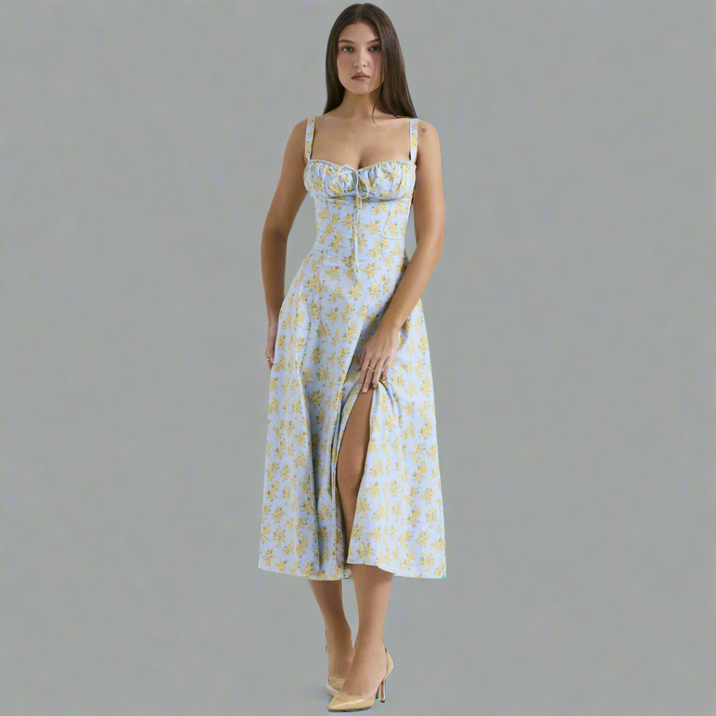 Josina | Premium Waist Dress im Bustier-Design