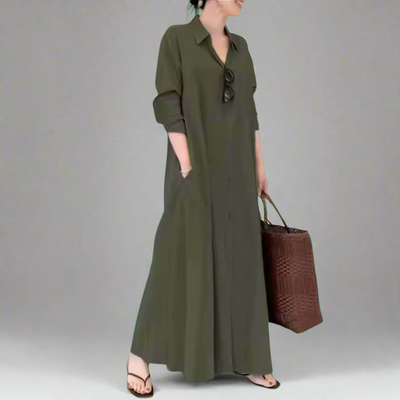 Vrenilda | Lockeres Premium-Hemdkleid für jeden Tag