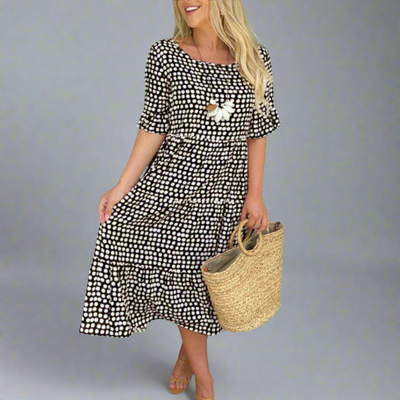 Friederike | Elegantes Maxikleid für eine traumhafte Figur