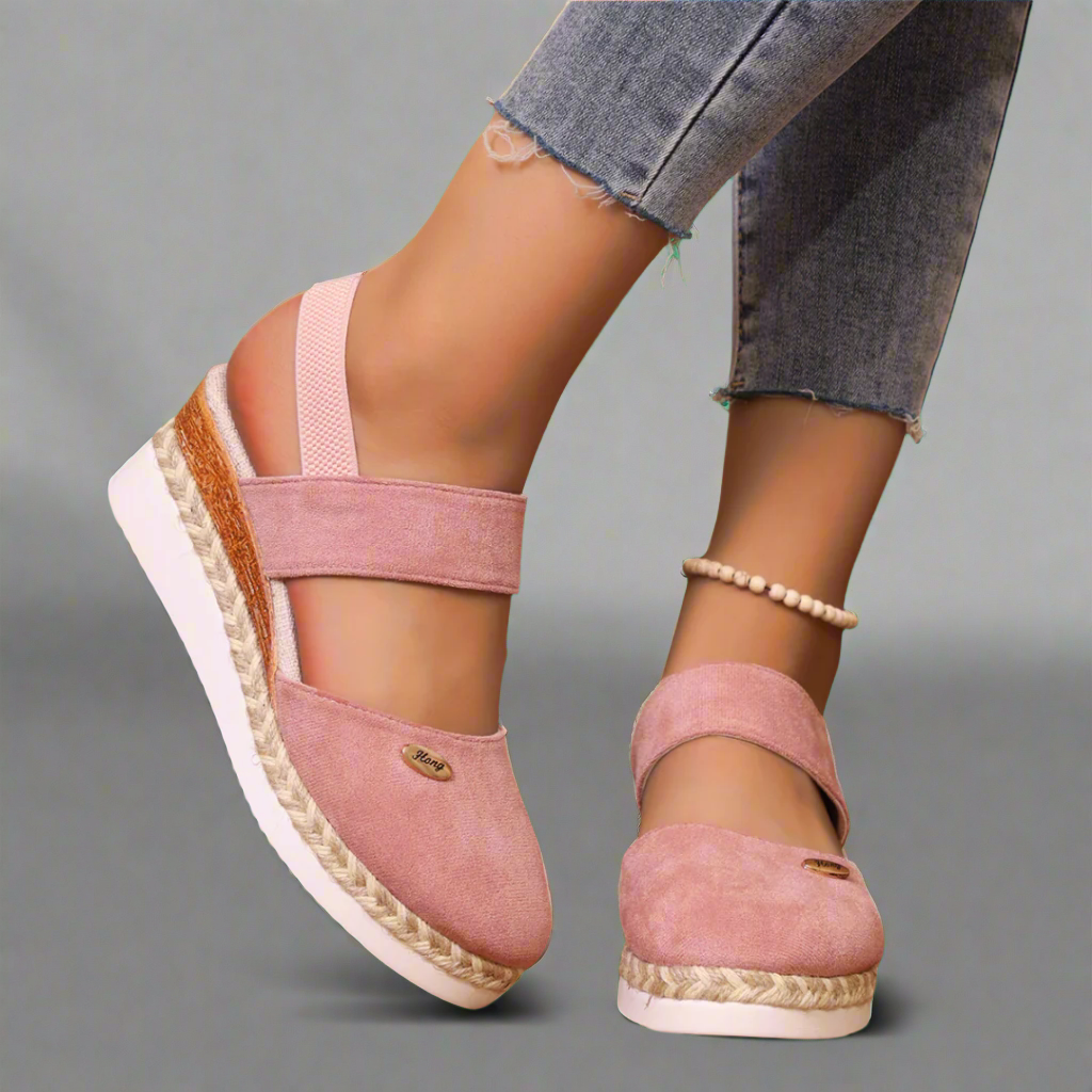 Gerneliese | Elegante Orthopädische Plateau-Sandalen