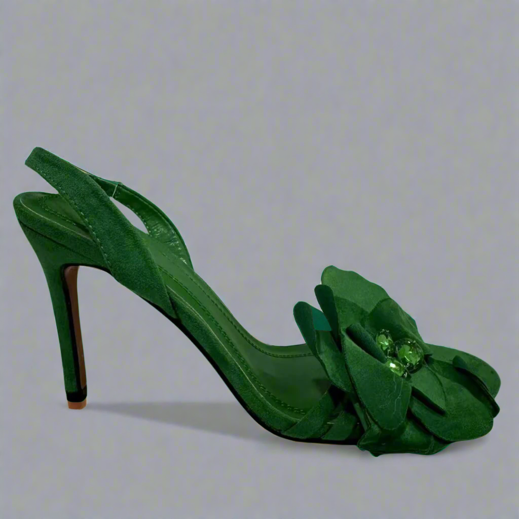 Ysmeralda | Trendige Sommer Sandalen mit Blumen