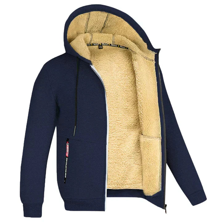 TOMMY - Kapuzenpullover mit Reißverschluss aus Fleece