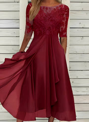 Lena – Midikleid für Damen – Komfortabel und modisch – Rot