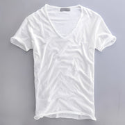 Brett - Lockeres, komfortables T-Shirt für Herren – Weiß