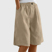 Sommerfeld | Luftige Shorts mit elastischem Bund (1 kaufen, 1 GRATIS dazu) – Kamel