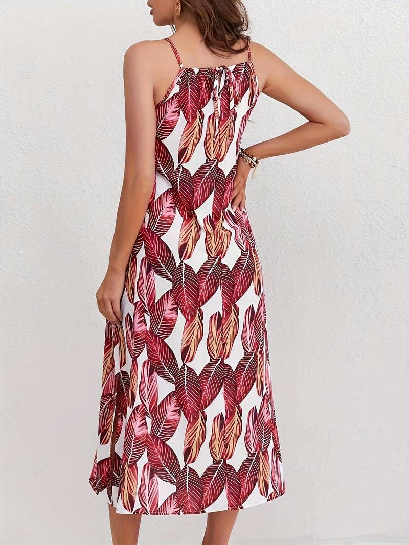 Nova - Ärmelloses Midi Kleid mit Schlitz