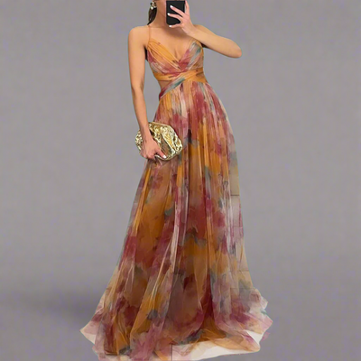 Prysentha | Maxikleid mit fließender Eleganz