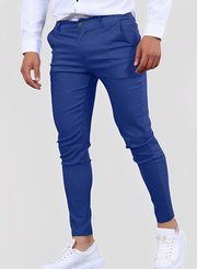 Reynard - Modische, dehnbare Herren-Skinny-Hosen – Blau