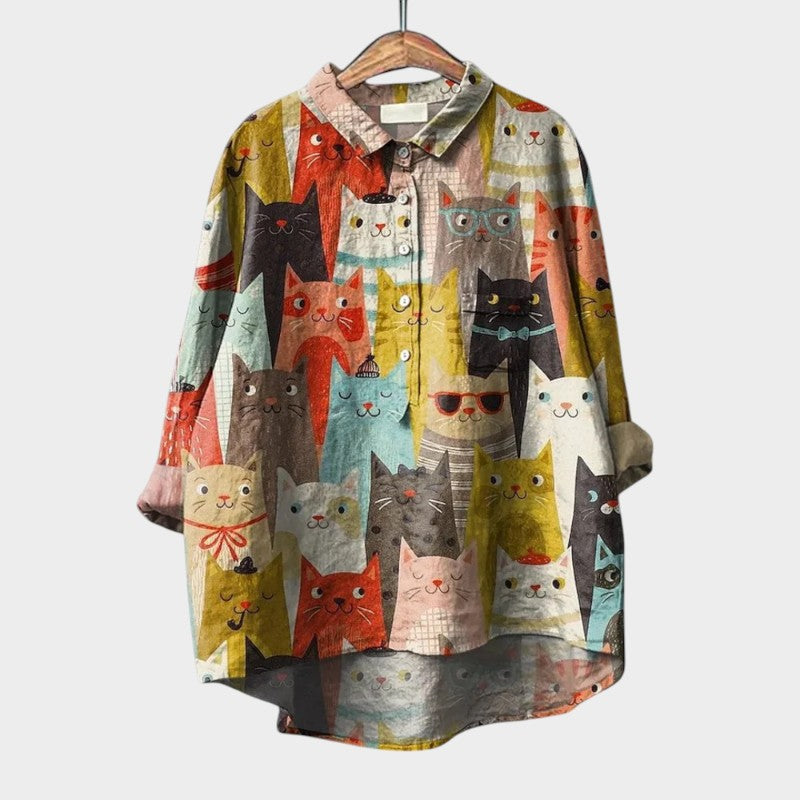 Astrid | Bluse Premium mit Spitzenbesatz