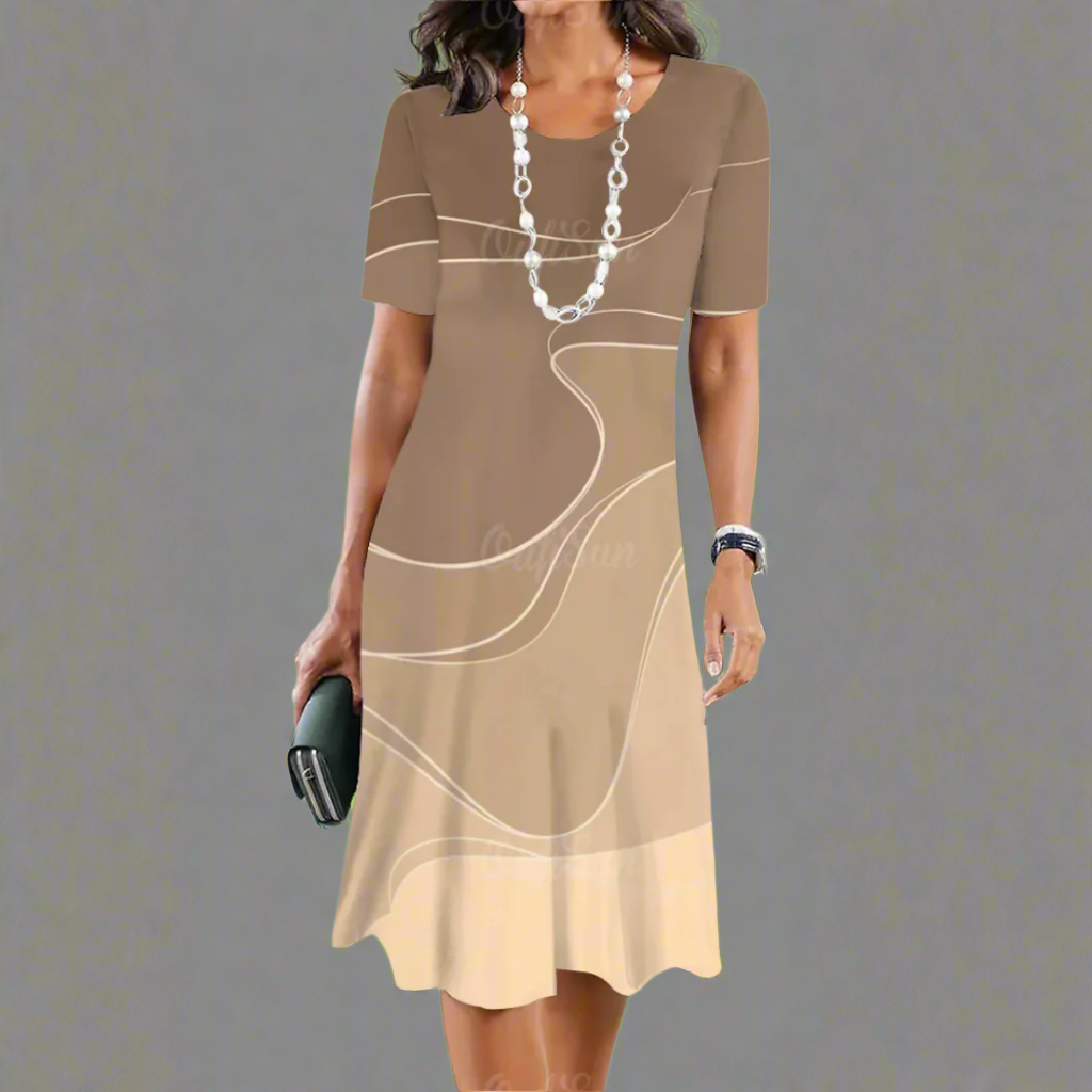 Urswinda | Elegantes Farbverlauf-Sommerkleid