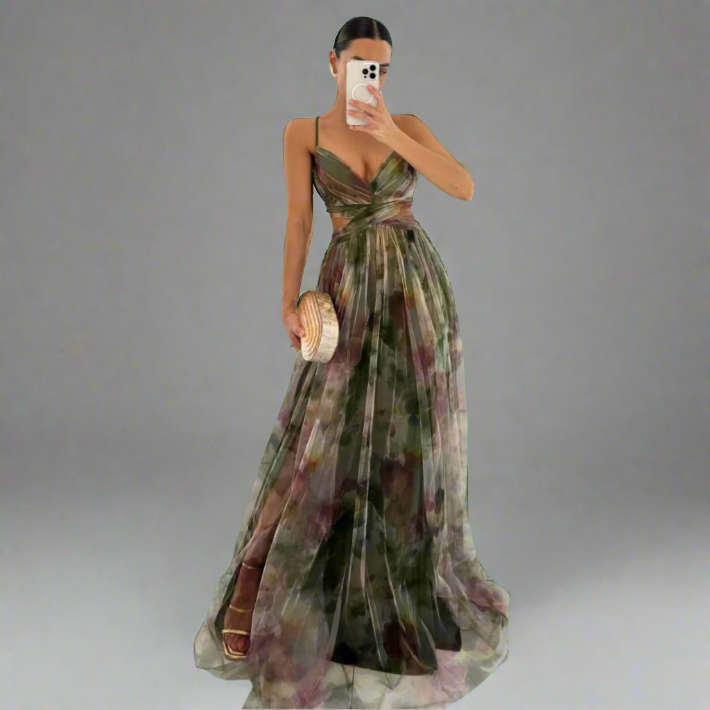 Valtruda | Luftiges Maxikleid mit Wow-Effekt