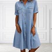 Lea | Feminines Damen Denim-Kleid modern und stilvoll – Denim