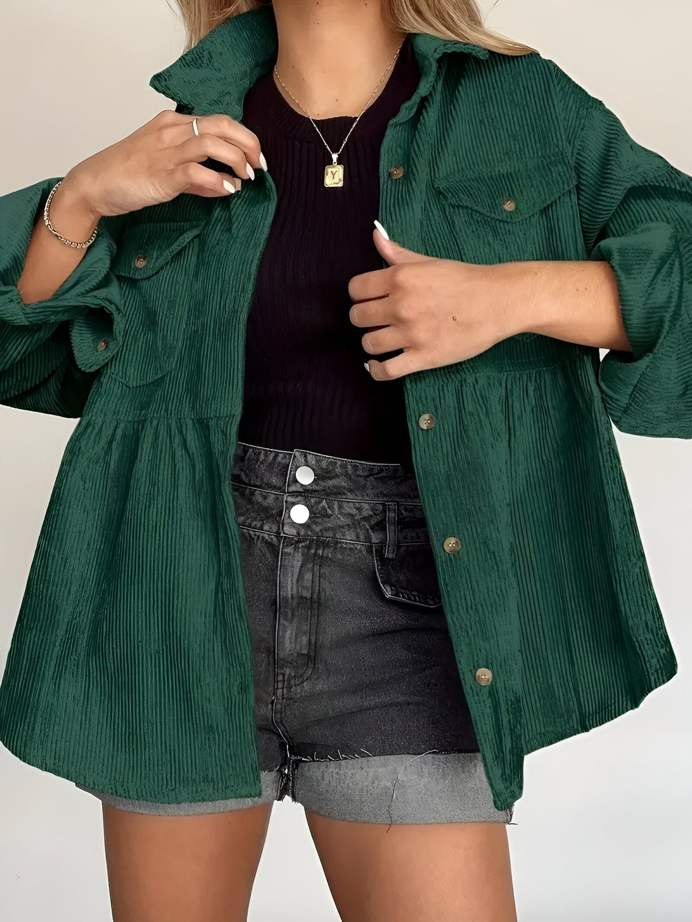 Ottilie | Lässige Button-Down Bluse mit Schlagärmeln