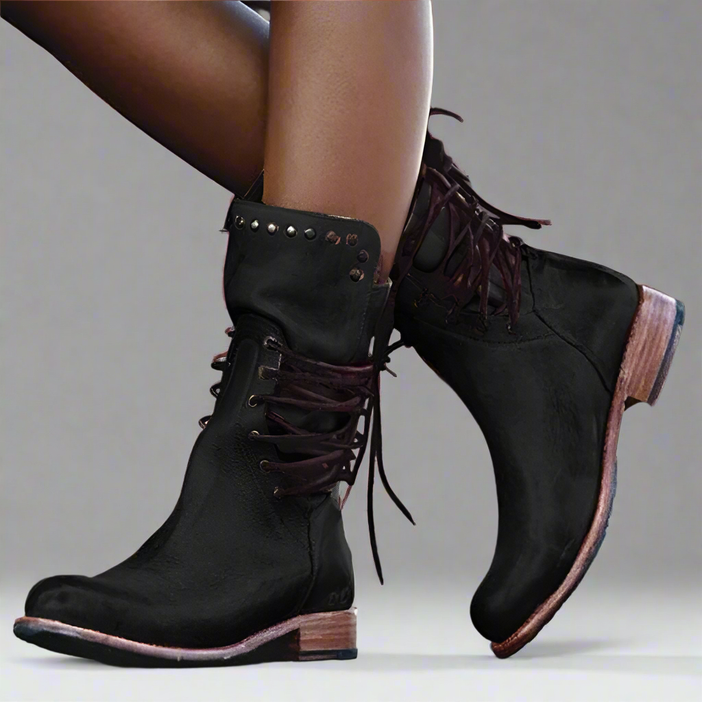 Odalinde | Premium Lederstiefel für ultimativen Komfort