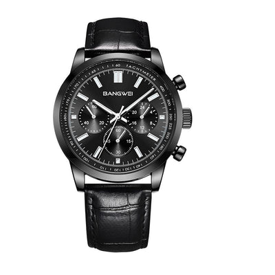 Alfred® | Militär Sport Casual Leder Quarz Uhr