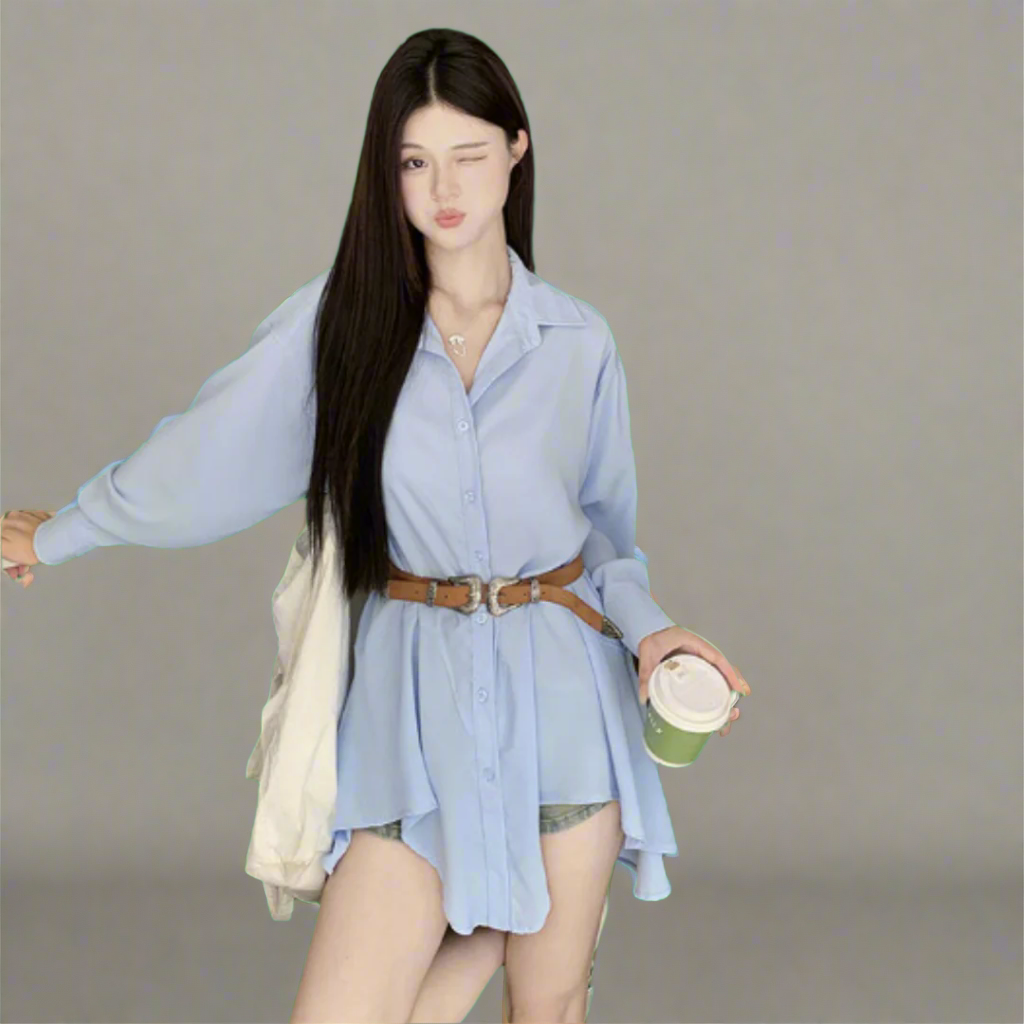 Maja | Oversize Bluse aus weicher Baumwolle