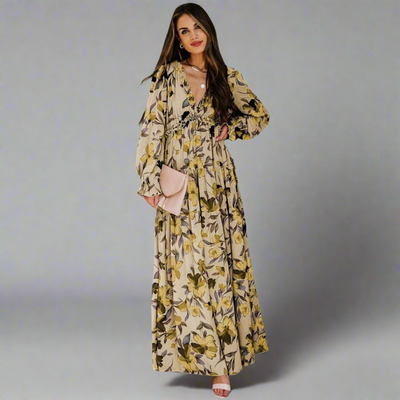 Winelisa | Elegantes Kleid mit Langen Ärmeln