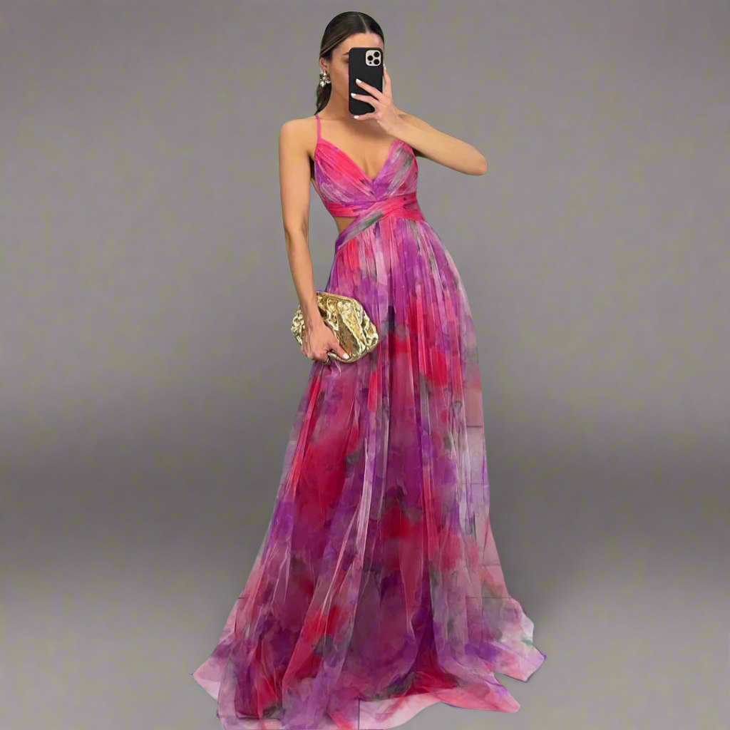 Valtruda | Luftiges Maxikleid mit Wow-Effekt