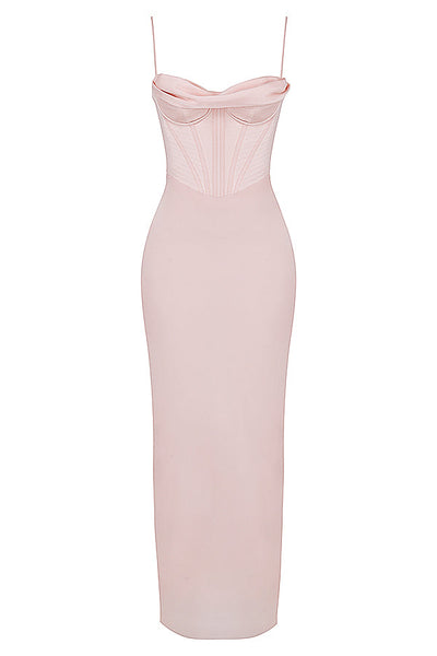 Naomi - Glamouröses Korsett Maxi Kleid Abend
