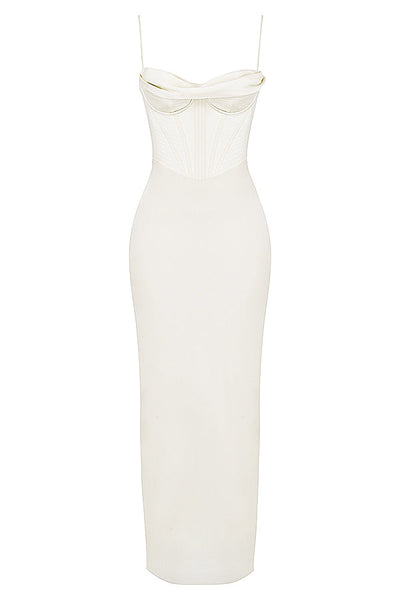Naomi - Glamouröses Korsett Maxi Kleid Abend