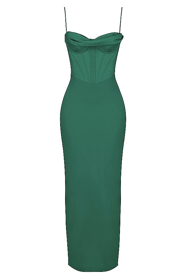 Naomi - Glamouröses Korsett Maxi Kleid Abend
